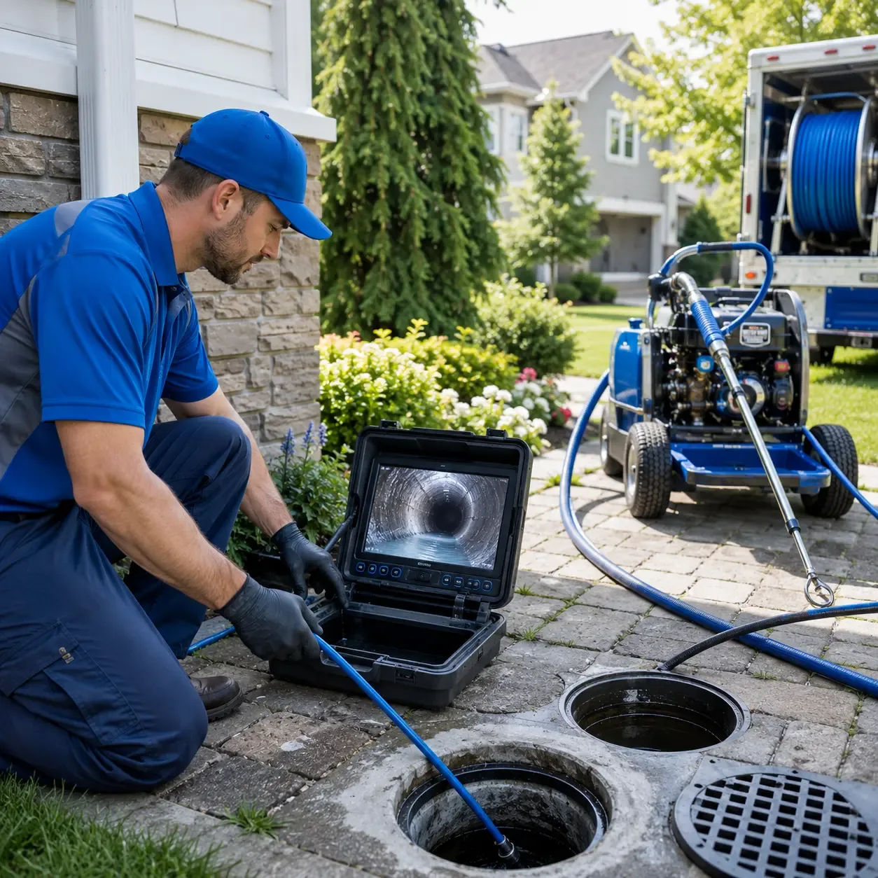 Outdoor drain cleaning professionals serving Holmes, PA